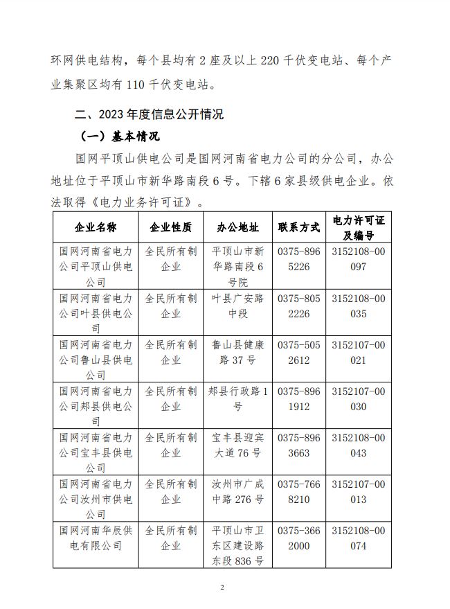 平顶山市供电局最新发展规划概览